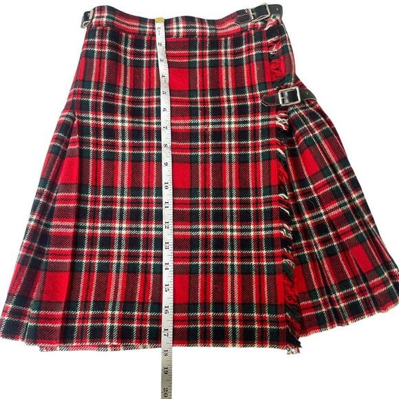 GLENCONNER Morrison Vintage Merino Wool Girls Kilt - Picture 7 of 14
